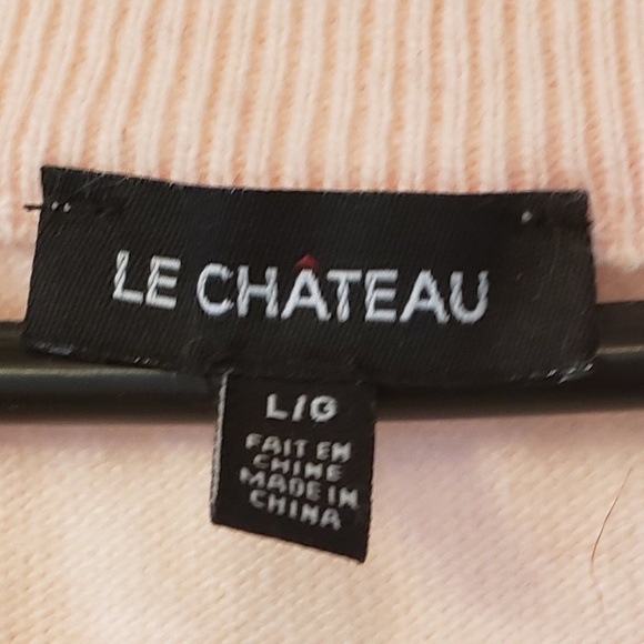 2 for $ 20🪀Baby Pink Short Sleeve Sweater, Sz Lg - Picture 4 of 4